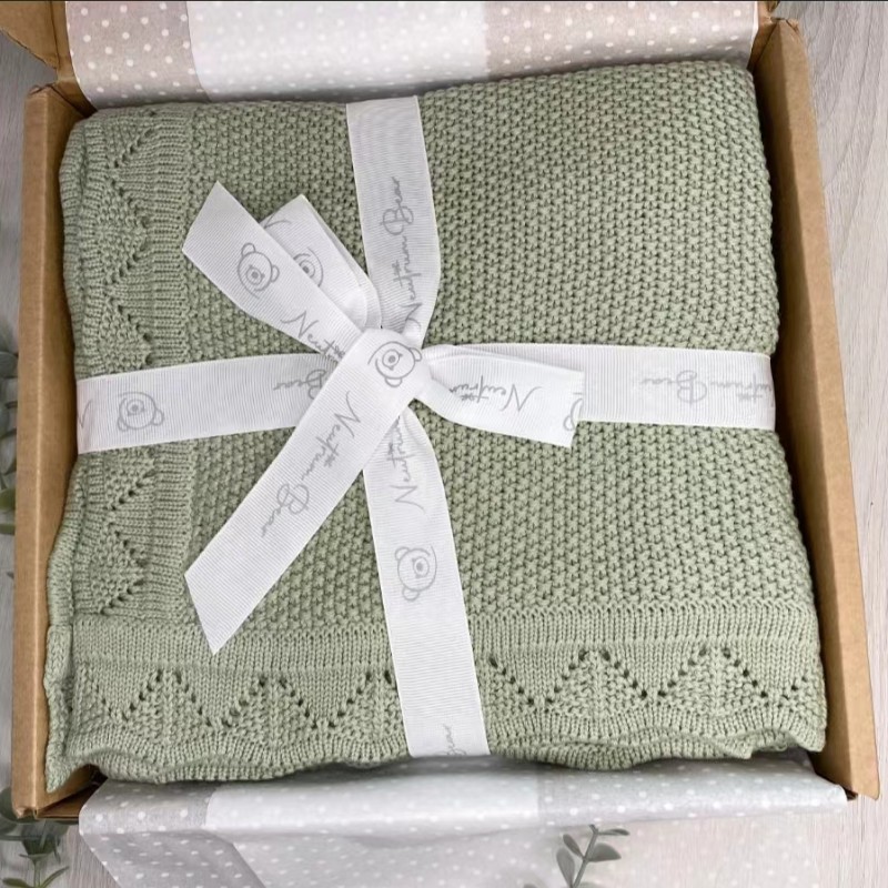 Knitted Blanket Manufacturer - Cotton Knitted for Boys Girls