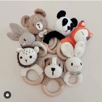Baby Teether Supplier - Custom Designed Animal Crochet Gift
