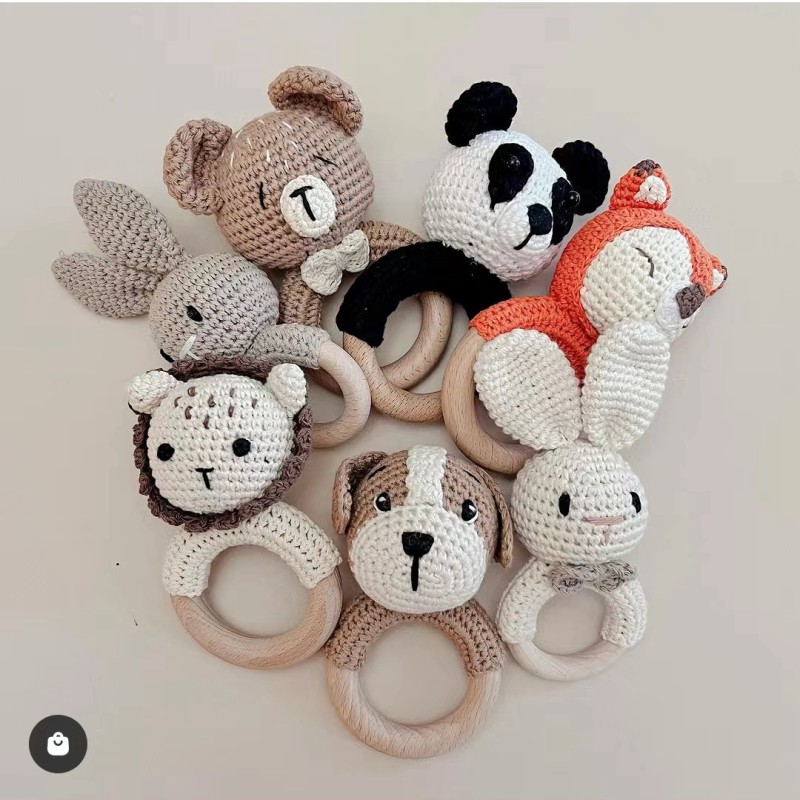 Baby Teether Supplier - Custom Designed Animal Crochet Gift