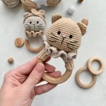 Crochet Toy Manufacturer - Customized Baby Cat Handmade Teether