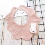Waffle Bib Manufacturer - Cute 3D Plush Soft Snap Muslin