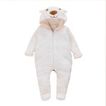 Winter Romper Supplier - Warm Coral Fleece Foot-wrapped Suit