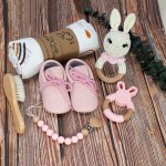 Newborn Gift Set Manufacturer - Crochet Bunny Rattle Swaddle Set