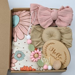 Newborn Gift Box Supplier - Hot Sale Organic Cotton Silicone