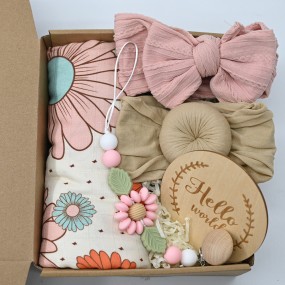 Newborn Gift Box Supplier - Hot Sale Organic Cotton Silicone