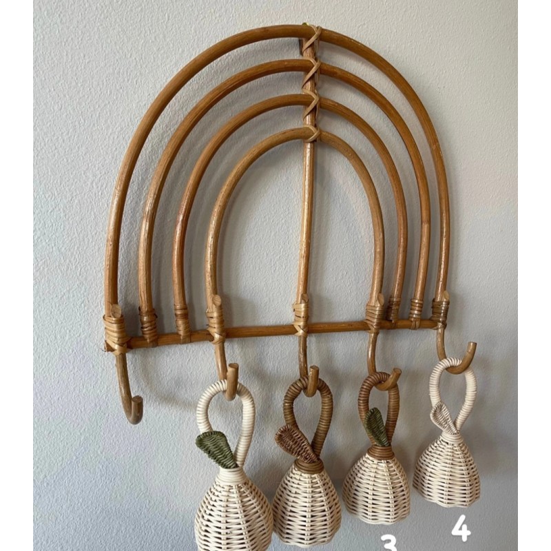 Rattan Rattle Factory - Handmade Boho Wicker Nursery Toy