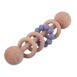 Montessori Toy Factory - Natural Wooden Grasping Teething Rattles