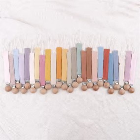 Pacifier Clip Factory - Muslin Fabric Minimalist Neutral Holder