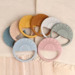 Teething Toy Factory - BPA Free Silicone Chewable Ring Sun
