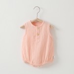 Baby Romper Supplier - Newborn Sleeveless Jumpsuit Cotton