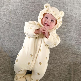 Winter Romper Manufacturer - Long Sleeve Newborn Coat Jumpsuit