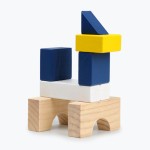 Geometry Blocks Supplier - Wooden Colorful Large Particle