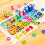 Educational Toy Factory - Wooden Activity Board Fishing Games