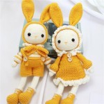 Stuffed Toy Supplier - Handmade Crochet Amigurumi Couple Bunny