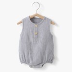 Baby Romper Supplier - Newborn Sleeveless Jumpsuit Cotton