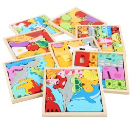 Shape Sorter Manufacturer - Wooden Puzzle Sorting Montessori