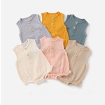 Baby Romper Supplier - Newborn Sleeveless Jumpsuit Cotton