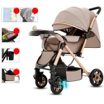 Outdoor Stroller Manufacturer - Luxury 3 in 1 with Carry Basket