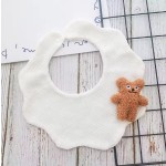 Waffle Bib Manufacturer - Cute 3D Plush Soft Snap Muslin