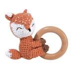 Educational Toy Manufacturer - Crochet Bunny Teether Bells Animal