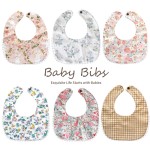 Adjustable Bib Factory - 100% Cotton Cartoon Printed Eating