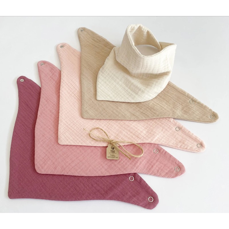 Bandana Bib Supplier - Custom Absorbent Waterproof Three Layer