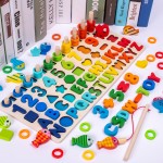 Educational Toy Factory - Montessori Wooden Math Fishing