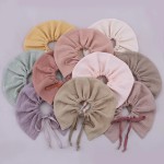 Saliva Towel Supplier - Fashion 2 Layers Hemp Cotton 360