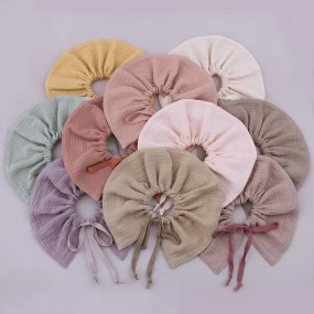 Saliva Towel Supplier - Fashion 2 Layers Hemp Cotton 360