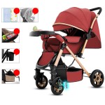 Outdoor Stroller Manufacturer - Luxury 3 in 1 with Carry Basket