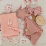 Security Blanket Factory - Baby Lovey Muslin Swaddle Gift Set