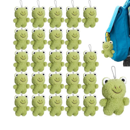 Frog Keychain Manufacturer - Green Plush Bulk