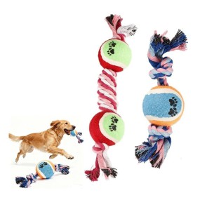 Dog Chew Toy Manufacturer - Cotton Rope Tennis