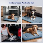 Dog Crate Mat Factory - Reversible Blue Cooling