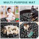 Pet Mat Supplier - Paw Prints Round Absorbent