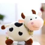 Cow Plush Toy Supplier - Round Face Embroidery