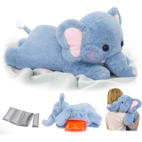 Elephant Plush Supplier - Heatable Coolable Blue