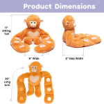 Monkey Plush Factory - Weighted Long Arms Hugging