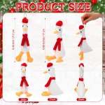 Christmas Keychain Factory - Plush Goose Santa Hat
