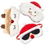 Eye Mask Supplier - Christmas Furry Sleeping