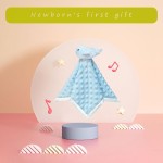 Whale Security Blanket Supplier - Baby Blue Snuggle