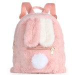 Rabbit Backpack Manufacturer - Pink Plush School