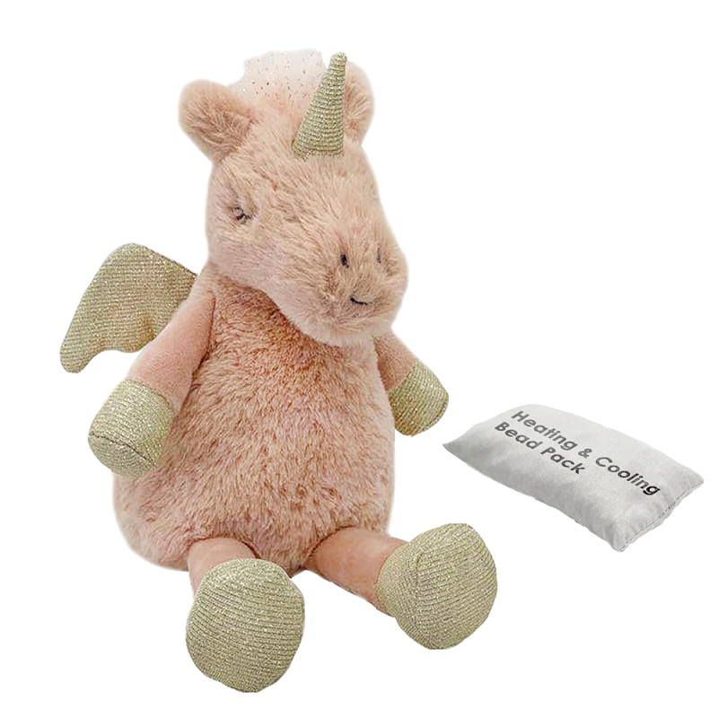 Unicorn Plush Manufacturer - Microwavable Pink Sitting