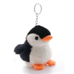 Penguin Keychain Factory - Fluffy Black Key Ring
