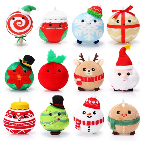 Christmas Keychain Supplier - Plush Ornaments Santa