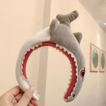Shark Headband Factory - Grey Plush Washing