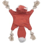 Dog Toy Factory - Fox Squeaker Crinkle Paper