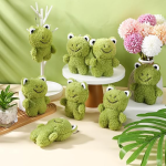 Frog Keychain Manufacturer - Green Plush Bulk
