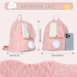 Rabbit Backpack Manufacturer - Pink Plush School