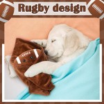 Security Blanket Manufacturer - Plush Football Comforter
